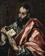 El Greco St. Paul oil painting